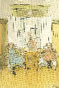 Carl Larsson kerstis frammande painting